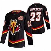 Calgary Flames 23 Sean Monahan Black Adidas 2020-21 Reverse Retro Alternate Jersey Dzhi,baseball caps,new era cap wholesale,wholesale hats